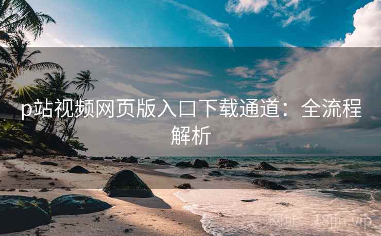 p站视频网页版入口下载通道:全流程解析 p站视频网页版入口下载通道:全流程解析